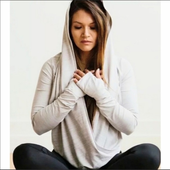 Ziya Active yoga shawl Long Sleeve Pullover Size L - Picture 5 of 8